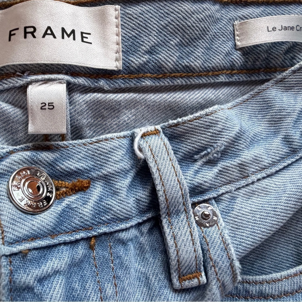Frame Denim Womens  Le Jane Willamette Crop Jean 25 - Picture 8 of 9